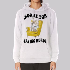 Cat Apologizing for Saying Words Sweatshirt