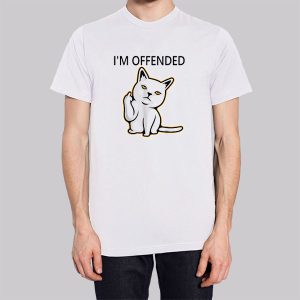 Cat Fuck Finger Im Offended Sweatshirt 2 Cat Fuck Finger Im Offended Sweatshirt 3