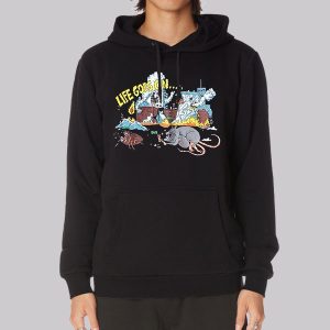 Chaos in the City Life Goes on Sweatshirt