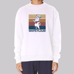 Chef Cat White Flour Sweatshirt 4