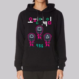 Chibi Soldiers 456 Hangul Squid Game Sweatshirt