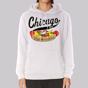 Chicago Style Vintage Hot Dog Sweatshirt
