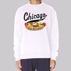 Chicago Style Vintage Hot Dog Sweatshirt 3 Chicago Style Vintage Hot Dog Sweatshirt 4