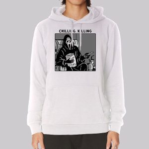 Chilling Killing Scary Movie Ghostface Sweatshirt