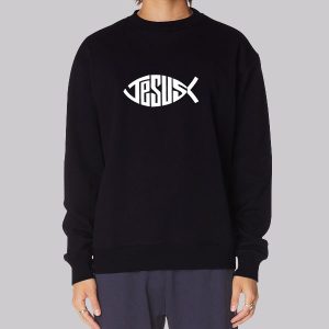 Christianity Jesus Pop Art Fish Sweatshirt Christianity Jesus Pop Art Fish Sweatshirt