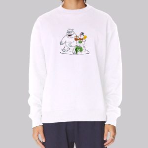 Christmas Abominable Snowman Rudolph Sweatshirt