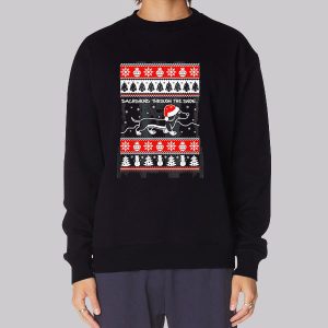 Christmas Dog Dachshund through the Snow Sweatshirt Christmas Dog Dachshund through the Snow Sweatshirt