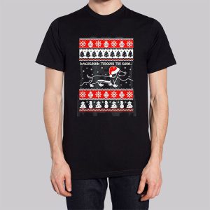 Christmas Dog Dachshund through the Snow Sweatshirt 2 Christmas Dog Dachshund through the Snow Sweatshirt 3