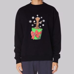 Christmas Galaxy Greeting Groot Sweatshirt 4