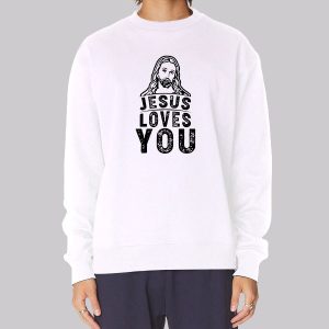 Christmas Jesus Loves You Sweatshirt