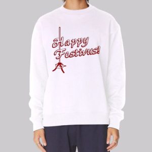Christmas Logo Happy Festivus Sweatshirt 3 Christmas Logo Happy Festivus Sweatshirt 4