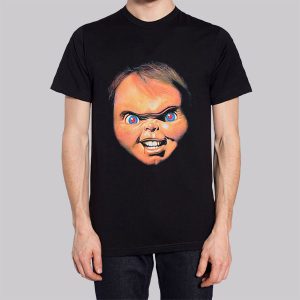 Chucky Face Filter Horror Silkscreen Sweatshirt 3