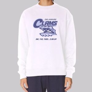 Clam up Delaware Clams Sweatshirt 4