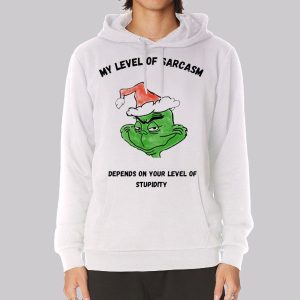 Classic Grinch My Level of Sarcasm Sweatshirt