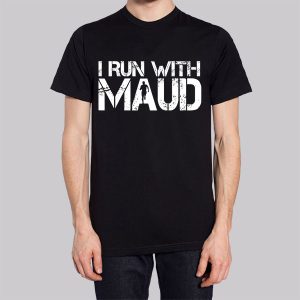 Classic Text I Run With Maud Sweatshirt 3