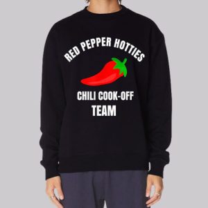 Clever Names for Chili Red Pepper Hotties Sweatshirt 4