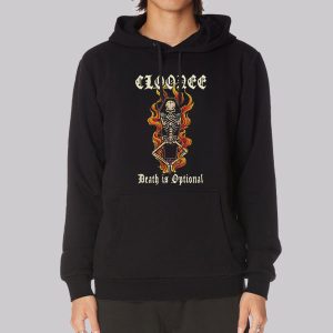 Cloonee Merch Death Is Optional Sweatshirt Back Print