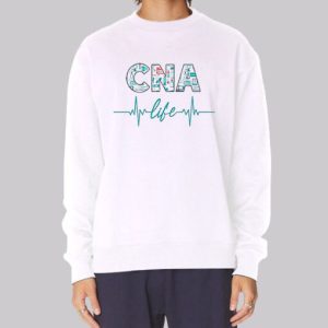 Cna Day CNA Life Heartbeat Sweatshirt 4