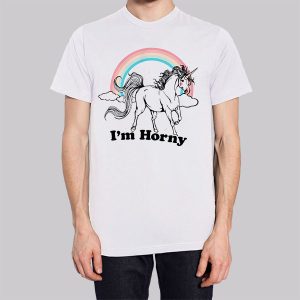 Colorful Unicorn Im Horny Sweatshirt 2 Colorful Unicorn Im Horny Sweatshirt 3