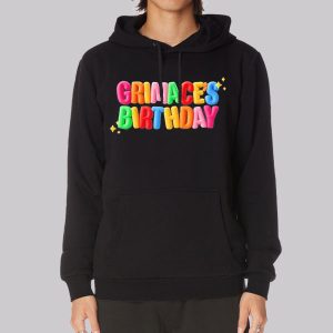 Colorful Writing Grimace Birthday Sweatshirt
