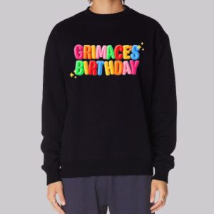 Colorful Writing Grimace Birthday Sweatshirt 3 Colorful Writing Grimace Birthday Sweatshirt 4