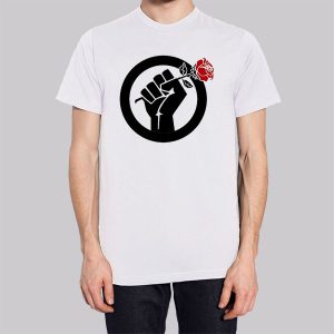 Communism Fist Red Rose Sweatshirt 3