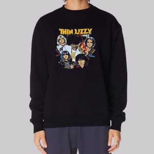 Concert Tour Vintage Thin Lizzy Sweatshirt Concert Tour Vintage Thin Lizzy Sweatshirt