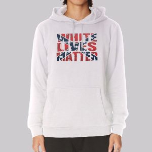 Confederate Flag White Lives Matter Sweatshirt