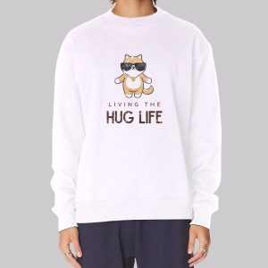 Cool Cat Living the Hug Life Sweatshirt Cool Cat Living the Hug Life Sweatshirt