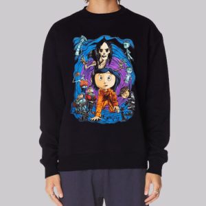 Coraline Spiral Tunnel Character Sweatshirt 4