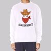 Cowboy Hat Reverse Cowgirl Sweatshirt