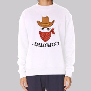 Cowboy Hat Reverse Cowgirl Sweatshirt 3 Cowboy Hat Reverse Cowgirl Sweatshirt 4