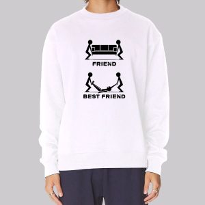 Crazy BFF Funny Best Friend Sweatshirt