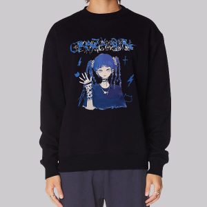 Crazy Girl Manga Harajuku Sweatshirt Crazy Girl Manga Harajuku Sweatshirt