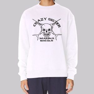 Crazy Sister Marina Graphic Skull Sweatshirt