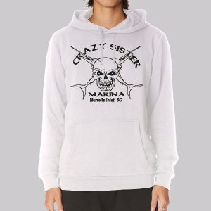 Crazy Sister Marina Graphic Skull Sweatshirt