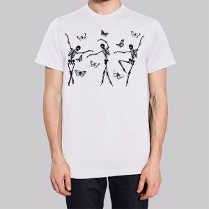 Cute Dancing Skeleton Butterfly Sweatshirt 2 Cute Dancing Skeleton Butterfly Sweatshirt 3