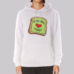 Cute Graphic Toast Avocado Sweatshirt