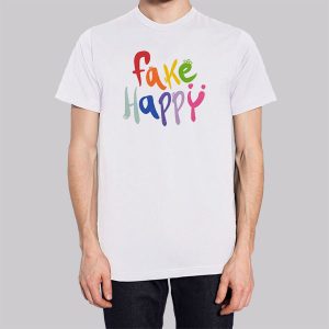 Cute Letter Fake Happy Sweatshirt 2 Cute Letter Fake Happy Sweatshirt 3