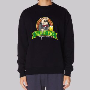 Cute Logo Blind Pig Sweatshirt