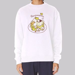 Cute Pancake Friends Pompompurin Sweatshirt Cute Pancake Friends Pompompurin Sweatshirt