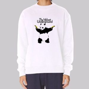 Cute Panda the Velvet Underground Sweatshirt 4