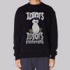 Cute Penguin Idiots Everywhere Sweatshirt