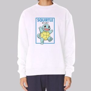 Cute Squirtle Face Sweatshirt 4