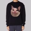 Cute Sweety Cat Beluga Face Sweatshirt