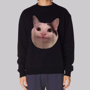 Cute Sweety Cat Beluga Face Sweatshirt 3 Cute Sweety Cat Beluga Face Sweatshirt 4