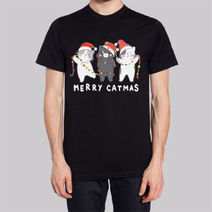 Cute Three Moewy Merry Catmas Sweatshirt 3