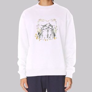Cutes Twin Cat Sweatshirt Cutes Twin Cat Sweatshirt