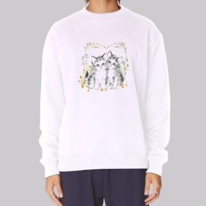 Cutes Twin Cat Sweatshirt 4