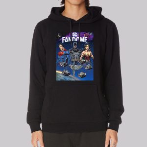 DC Fandome Superman Batman Wonder Woman Sweatshirt